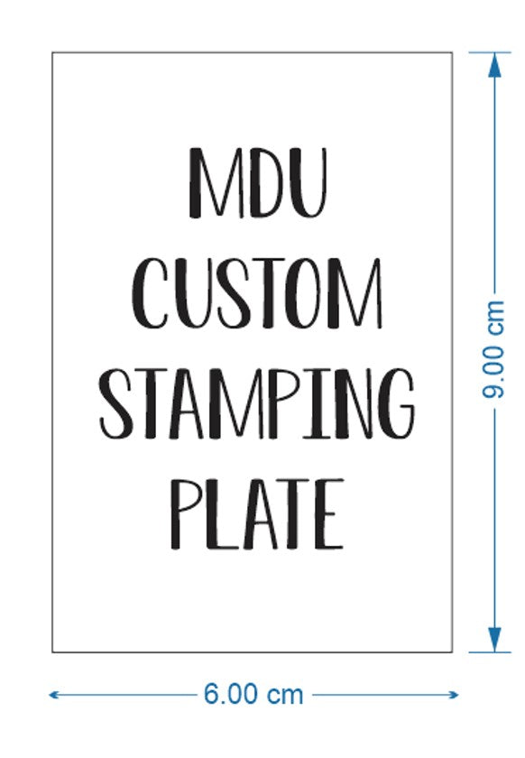 Designer Nail Stamp Plate-Luxury 01