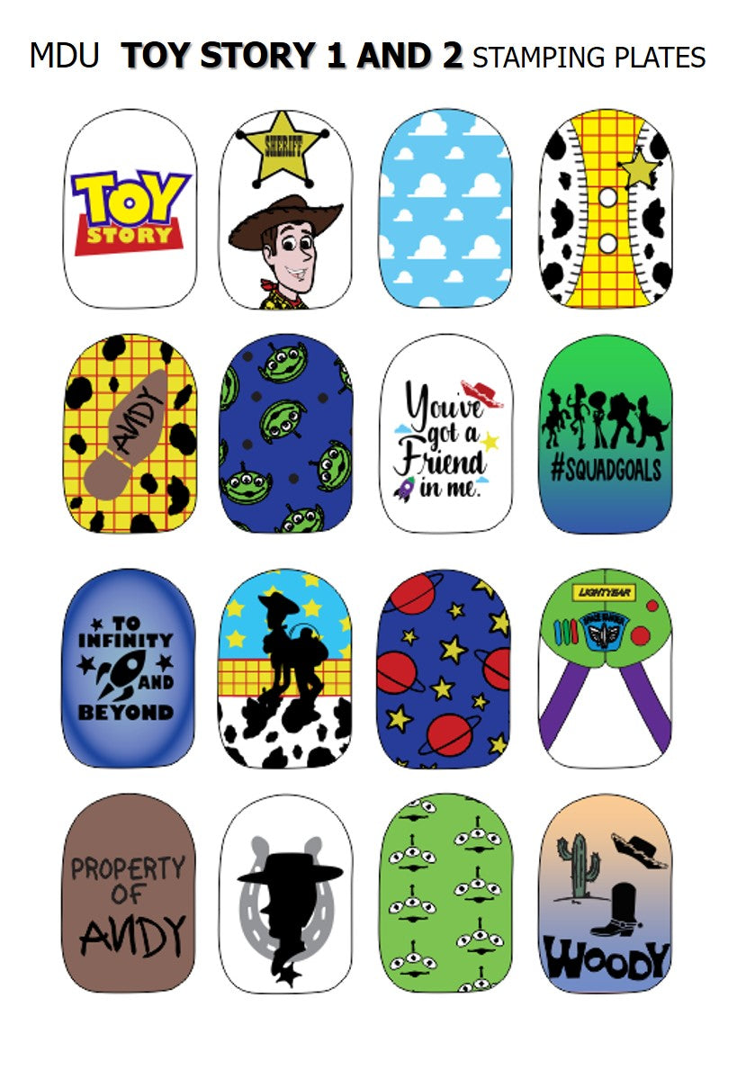 Toy story fashion plates