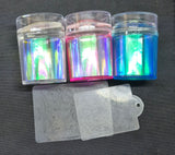 CRYSTAL JUMBO  IRIDISCENT STAMPER - RANDOM COLOR